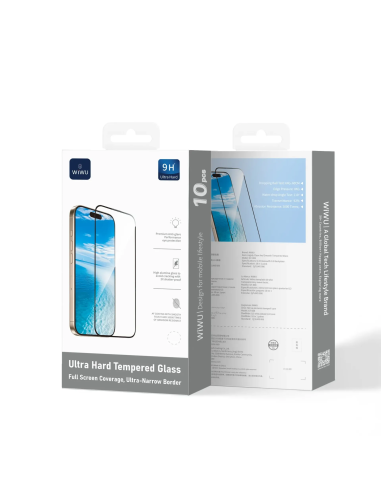 (Pack 10) Protector de pantalla de cristal templado para iPhone 12