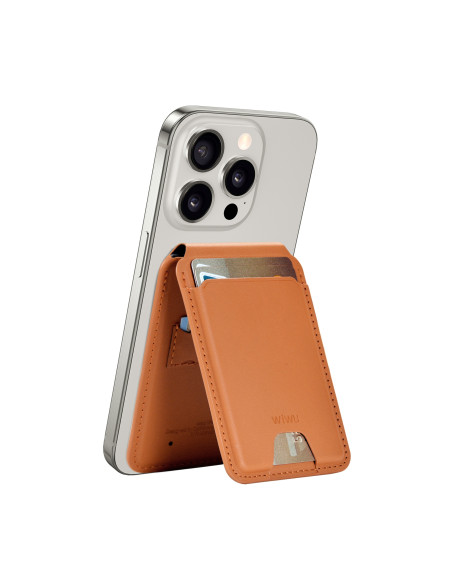 FM Brown Magnetic Wallet