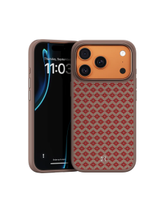 Benks ArmorPro ArmorGrid Funda Kevlar® iPhone 17 Pro Max Naranja Terra