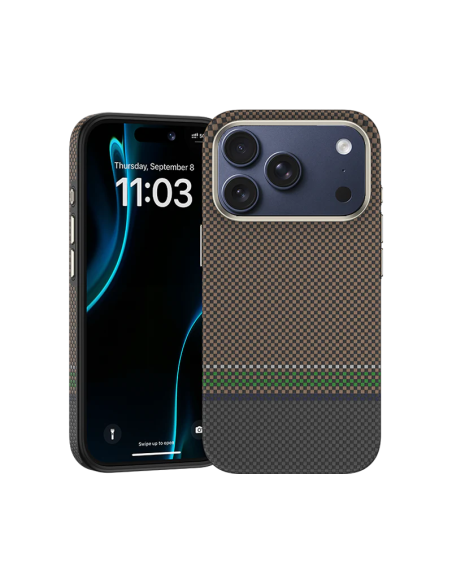 Benks ArmorPro Prestige Funda Kevlar® iPhone 17 Pro Max Nature Edition