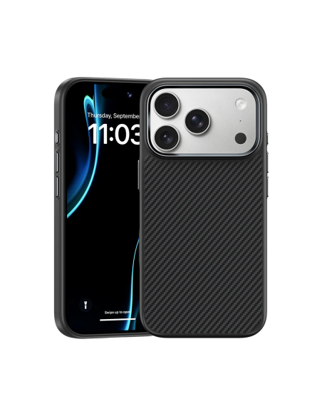 Benks ArmorPro 600D Funda Kevlar® iPhone 17 Pro Max Negro