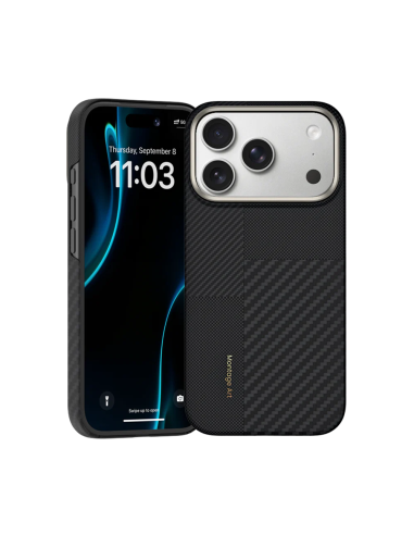 Benks ArmorAir Montage Funda Kevlar® iPhone 17 Pro Negro