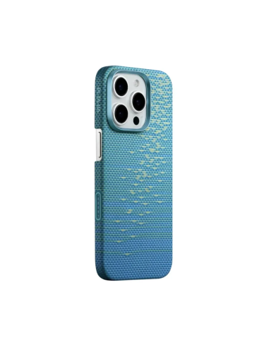PITAKA – Funda UltraSlim iPhone 16 Pro Max Lucid Blue Fibra Aramida