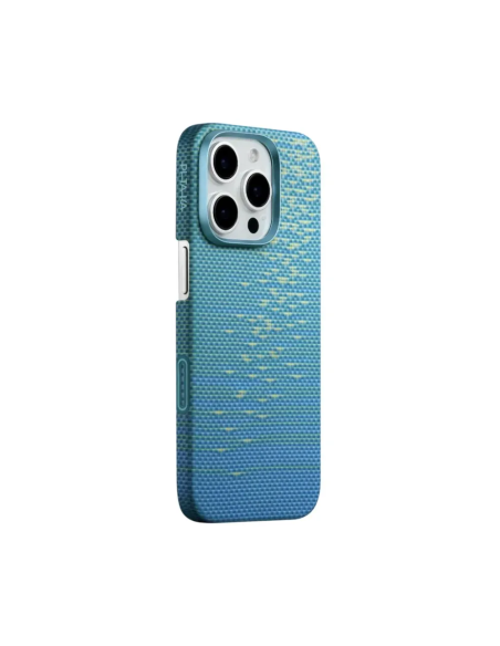 PITAKA – Funda UltraSlim iPhone 16 Pro Max Lucid Blue Fibra Aramida