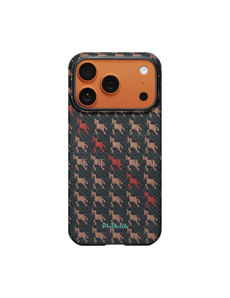 PITAKA – Funda UltraSlim iPhone 17 Pro Max Ebon Kylin Fibra Aramida