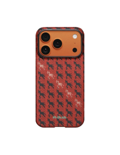 PITAKA – Funda UltraSlim iPhone 17 Pro Max Cinnabar Steed Fibra Aramida