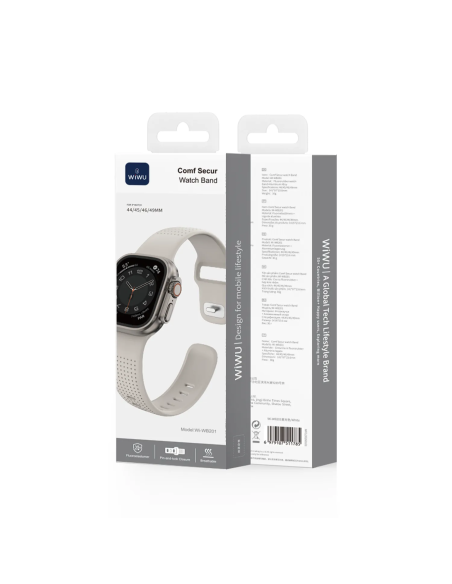Watch Strap 44/45/46/49mm Comf Secur (White)