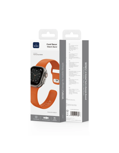 Correa Watch 44/45/46/49mm Comf Secur (Naranja)