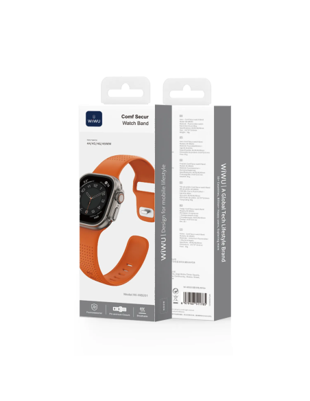 Correa Watch 44/45/46/49mm Comf Secur (Naranja)