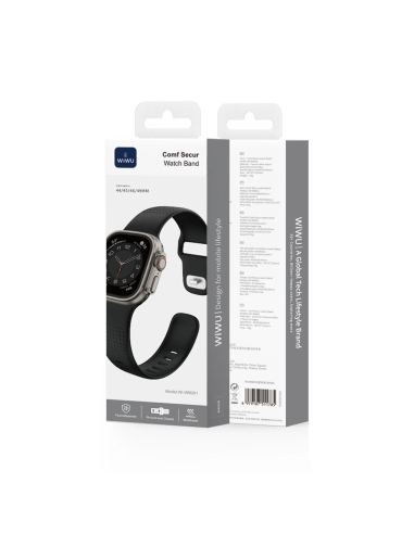 Watch Strap 44/45/46/49mm Comf Secur (Black)