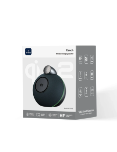 Altavoz con carga inalámbrica Qi2.2 25W Conch (Negro)