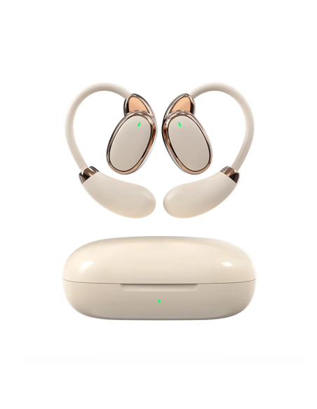 OWS T30 Earbuds with ANC and Hi-Fi Sound (Beige)