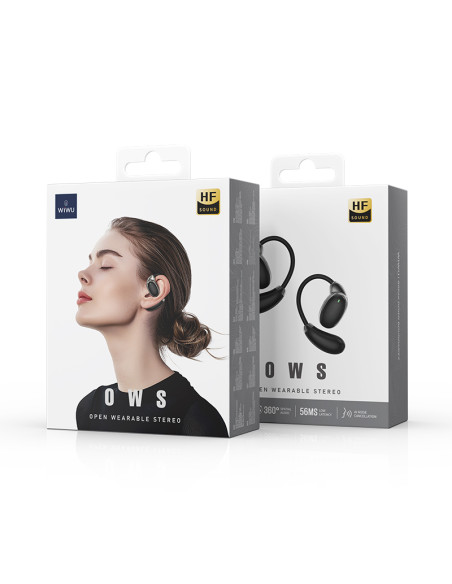 OWS T30 Earbuds with ANC and Hi-Fi Sound (Black)