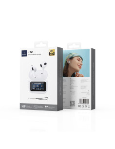 Auriculares TWS T23 con pantalla digital