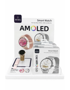 Pack SW07 5 pink watches and 5 silver + Free Display Stand