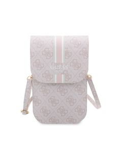 Bolso cruzado GUESS con logotipo clásico (Rosa)