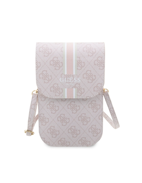 Bolso cruzado GUESS con logotipo clásico (Rosa)