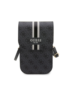Bolso cruzado GUESS con logotipo clásico (Negro)