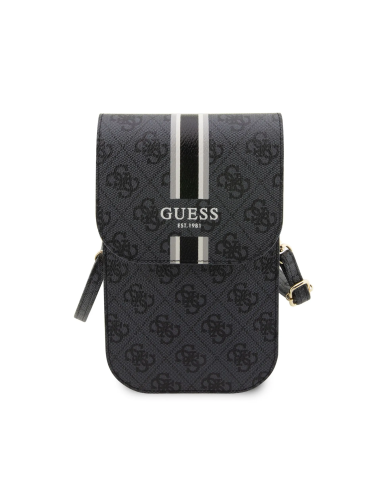 Bolso cruzado GUESS con logotipo clásico (Negro)