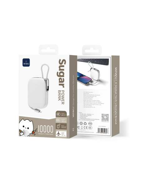 Powerbank 10000mAH 22.5W Blanco