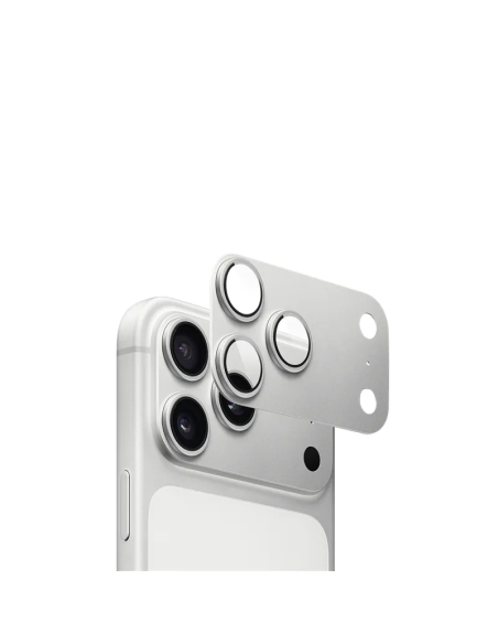 Protector Lente para iPhone 17 Pro Max Armor Deck Plata
