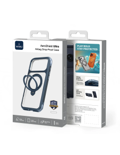 Funda iPhone 17 Pro Max Aero Shield pro Premium Azul