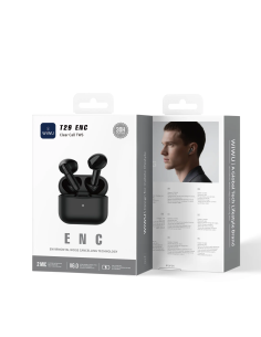Auriculares TWS T29 ENC Negro
