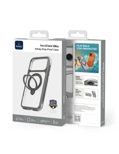 F. iPhone 17 Pro Max Aero Shield pro Premium Gris