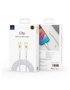 Cable USB-C a USB-C 100 W City Blanco (1,20 m)