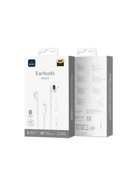 Lightning Cable Headphones with Bluetooth Connection