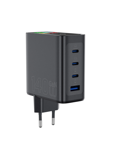 140W PD/QC con Pantalla Inteligente GaN
