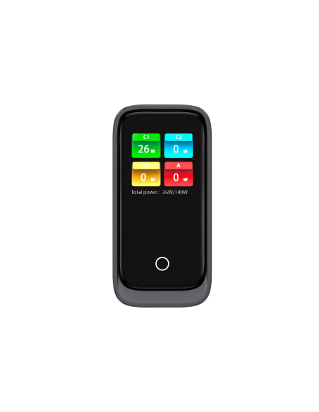 140W PD/QC con Pantalla Inteligente GaN