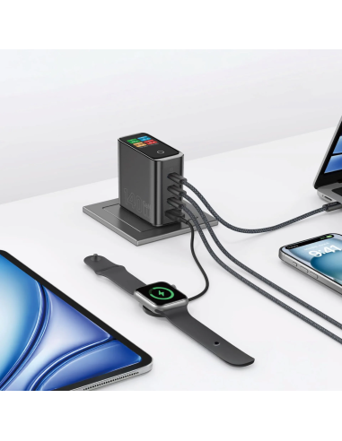 140W PD/QC con Pantalla Inteligente GaN