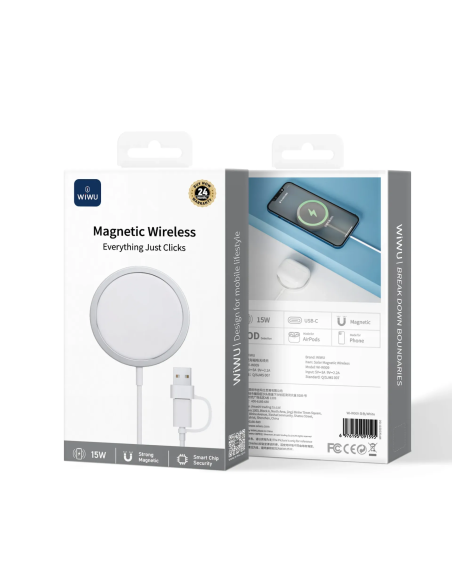 Wireless magnetic charger