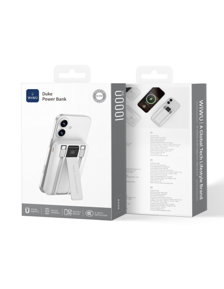 Powerbank de 10000mAh y 22.5W Blanco