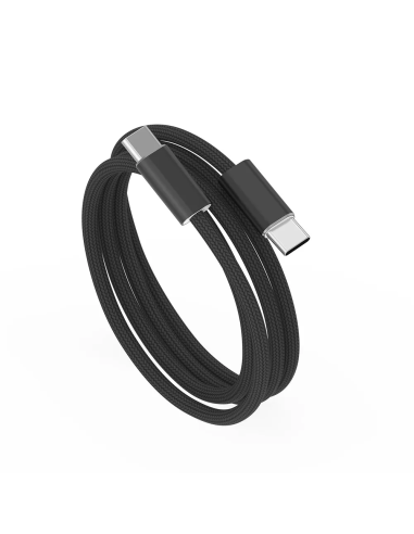USB-C to USB-C Cable 240W Braided Nylon Essen Black (1.5 m)