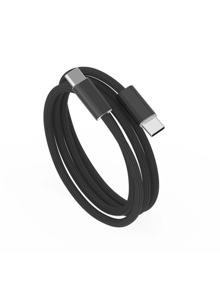 USB-C to USB-C Cable 240W Braided Nylon Essen Black (1.5 m)