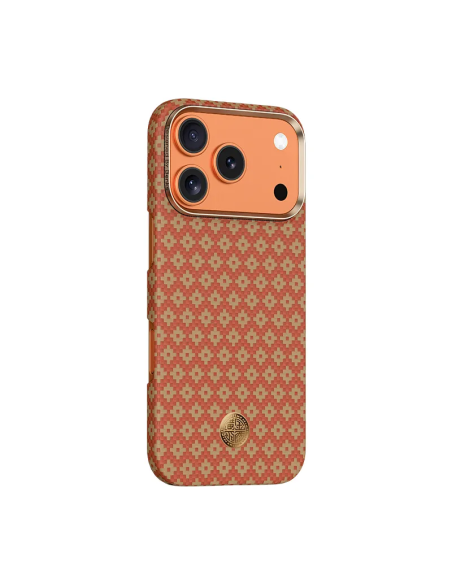 Benks ArmorAir ArmorGrid Funda Kevlar® iPhone 17 Pro Max Naranja Fortuna