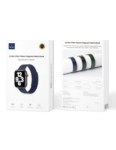 38/40/41mm Correa Azul Carbono Apple Watch