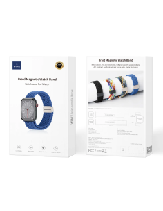 38/40/41mm Correa Azul Trenzada Apple Watch