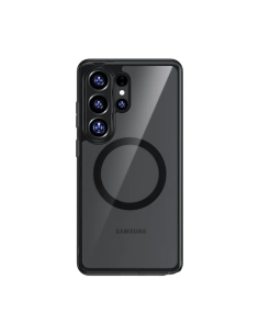 Benks Magnetic Funda de Cristal con TPU Marco SAM S26U Negro