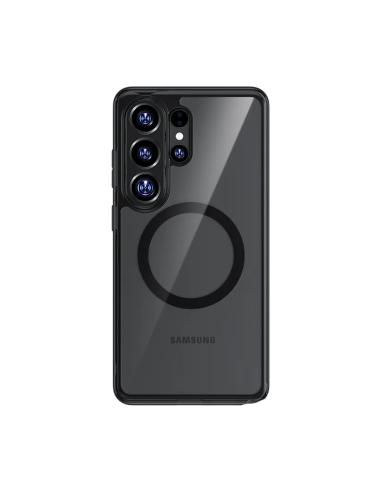 Benks Magnetic Funda de Cristal con TPU Marco SAM S26U Negro