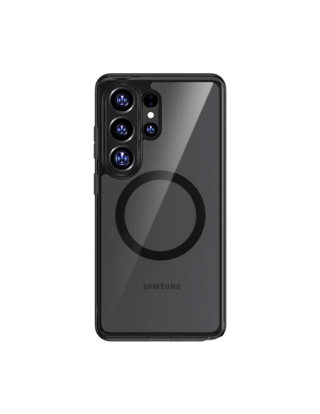 Benks Magnetic Funda de Cristal con TPU Marco SAM S26U Negro