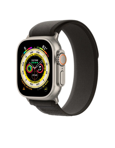 38/40/41mm Correa Negra Velcro Apple Watch