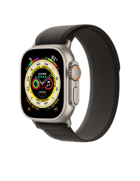 38/40/41mm Correa Negra Velcro Apple Watch