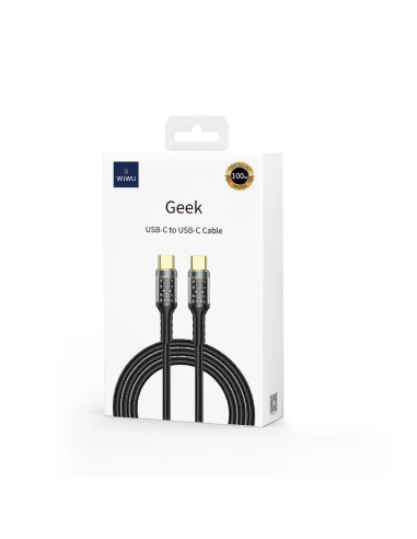 Cable USB-C a USB-C 100 W Trenzado Geek (120 cm)
