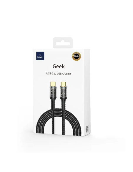 USB-C to USB-C 100W Braided Cable Geek (120 cm)
