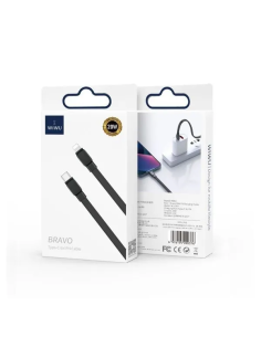 Cable USB-C a Lightning 20 W Bravo Negro (1 m)