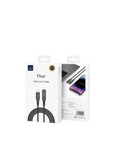 Cable USB-C a Lightning de 30 W con pantalla de carga Thor (120 cm)
