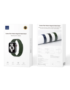 38/40/41mm Correa Verde Carbono Apple Watch